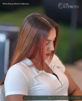 Salon interior detail at Hair Refinery, Sri Jayawardenepura Kotte